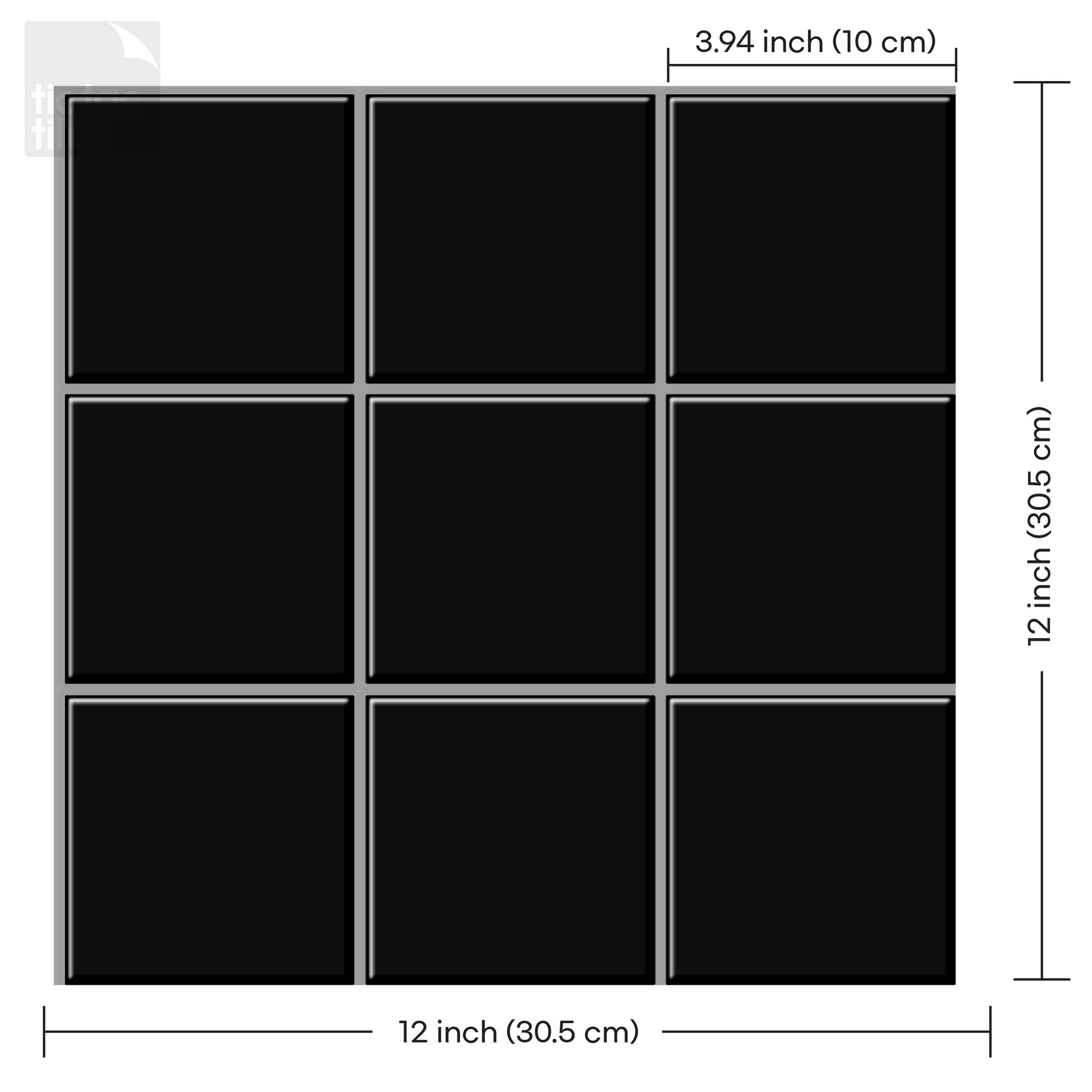 ✨NEW✨ Thicker Marmo Black Tile