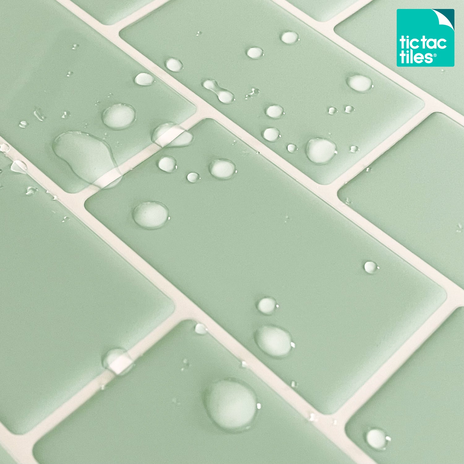 Subway Mint 12" x 12"