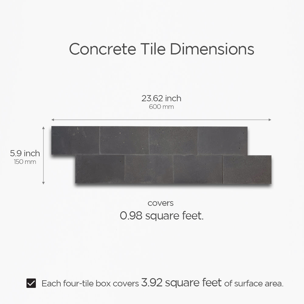Concrete Subway Night Sky Tile