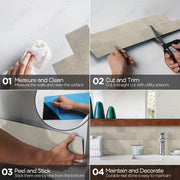 Stone Tiles Peel and Stick Backsplash – Tic Tac Tiles