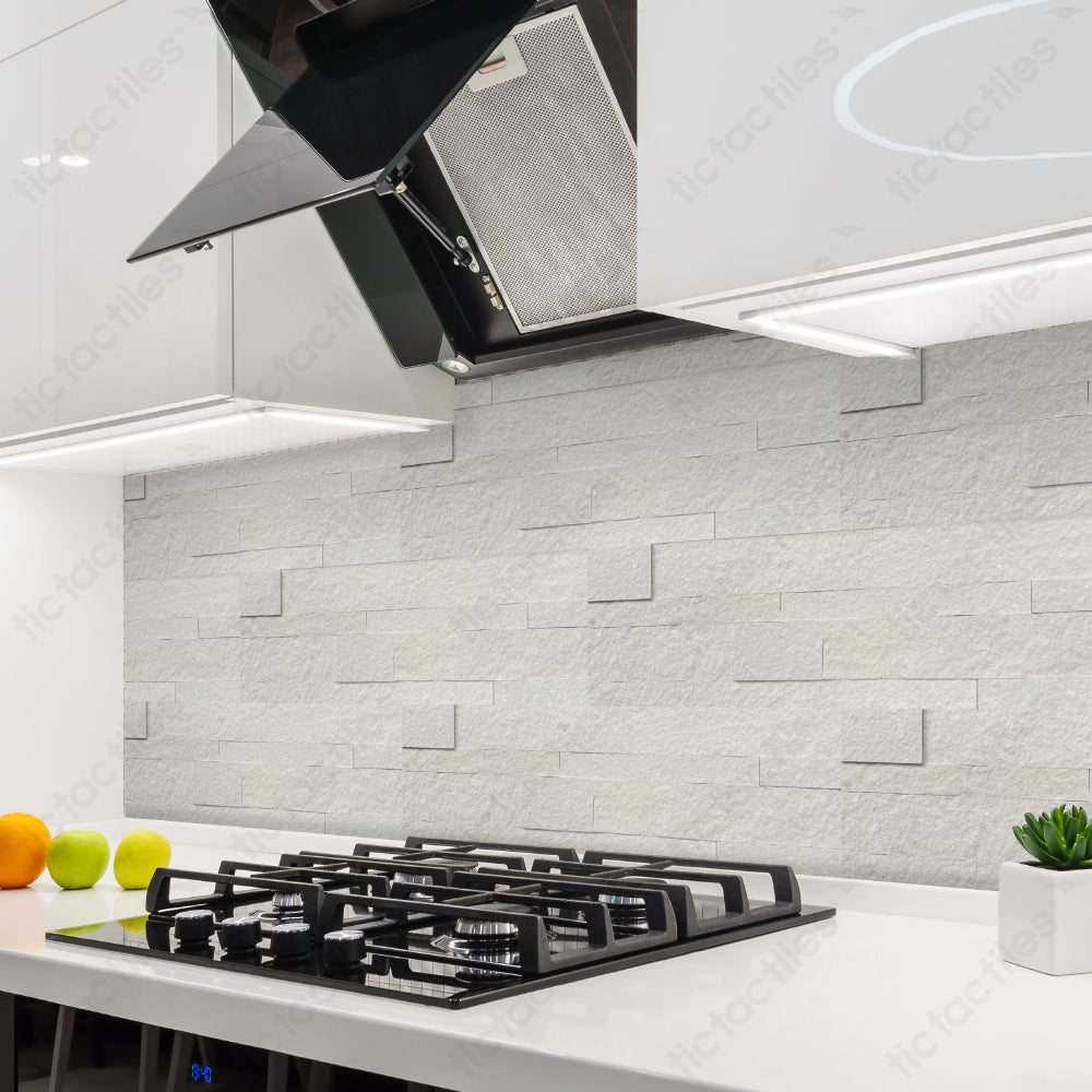 Stone Crystal Warm White Tile